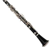 Clarinete Set Clarinete B Clarinete Plano Caoba Clarinete De Ébano Examen De Grado Principiante Adulto (Color : Ebony silver plated)
