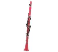Clarinete Set Clarinete Bb Clarinete Profesional Para Conciertos Clarinete De 17 Teclas Con Kit De Clarinete Cañas Accesorios(Pink)