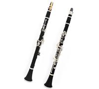 Clarinete Set Clarinete En Si Bemol, Clarinete De Baquelita Plateado Para Principiantes, Instrumento Básico De Interpretación