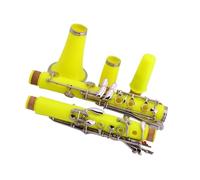 Clarinete Set Instrumento De Viento De Madera Amarillo Clarinete Clarinete Si Bemol 17 Teclas
