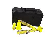 Clarinete Set Kit De 17 Teclas De Níquel Chapado En Cuproníquel Para Clarinete Bb Con Lengüetas Para Clarinete, Correa, Componentes De La Caja, Amarillo