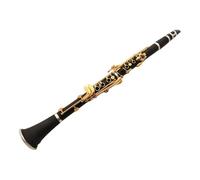 Clarinete Sib Clarinete 17 Llave Dorada B Llave Plana Principiante Adulto Instrumento De Viento Negro Examen De Grado Principiante Rendimiento General