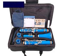 Clarinete Sib Clarinete 17 Teclas Bb ABS Cuerpo Sib Clarinete Clarinete Adecuado Para Principiantes(E107)