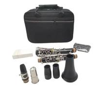 Clarinete Sib Clarinete 17 Teclas Que Caen Tune B/material Del Cuerpo Del Tubo De Baquelita Clarinete Instrumento De Viento De Madera Fácil De Tocar