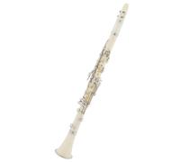Clarinete Sib Clarinete ABS 17 Teclas B Plano Clarinete Blanco Instrumento De Viento De Madera