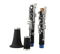 Clarinete Sib Clarinete B Plano Tubo Negro Baquelita Adulto Principiante Examen De Entrada Profesional 17 18 Teclas(17 keys)