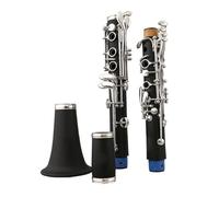 Clarinete Sib Clarinete B Plano Tubo Negro Baquelita Adulto Principiante Nivel De Entrada Examen Profesional 17 18 Teclas(17 keys)