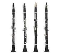 Clarinete Sib Clarinete Bb Clarinete 17 Teclas 6 Anillos Clarinete Profesional Instrumentos Musicales De Viento De Madera Con Bolsa De Accesorios