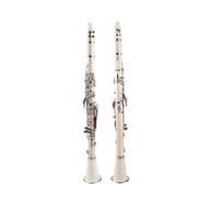 Clarinete Sib Clarinete Bb Flat 17 Teclas De Níquel Clarinete Principiante Con Estuche Rígido 10 Cañas De Bambú Para Clarinete