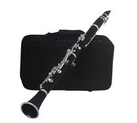 Clarinete Sib Clarinete Bb Negro 17 Teclas 6 Anillos Clarinete Con Piezas De Cañas Práctica De Juego Para Principiantes