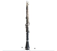 Clarinete Sib Clarinete De 17 Teclas De Color Tubo Negro Clarinete Profesional Para Principiantes Tecla Plana B Aspecto Hermoso(Black)