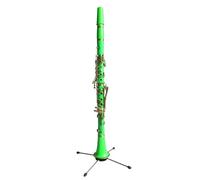 Clarinete Sib Clarinete De 17 Teclas De Color Tubo Negro Clarinete Profesional Para Principiantes Tecla Plana B Aspecto Hermoso(Green)