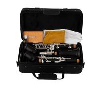 Clarinete Sib Clarinete De Ébano Bb Botones Chapados En Plata 17 Teclas Clarinete De Madera G52