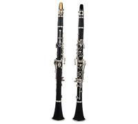 Clarinete Sib Clarinete En Si Bemol Clarinete De Ebonita Negra Con Teclas Niqueladas