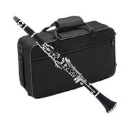 Clarinete Sib Clarinete En Si Bemol De 17 Teclas Instrumento De Viento Negro Clarinete De Baquelita Con Accesorios Adecuados Para Principiantes Y Adultos