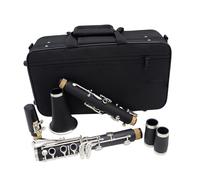 Clarinete Sib Clarinete En Si Bemol Elegante Instrumento De Interpretación Profesional De 17 Teclas En Color Negro