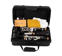 Clarinete Sib Clarinete En Si Si De Madera Ébano 17 Teclas Teclas Plateadas Clarinete De Ébano G53