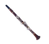 Clarinete Sib Clarinete Profesional De Madera Roja Palisandro BB Chapado En Oro 17 Teclas Sib Clarinete M19
