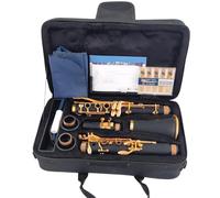Clarinete Sib Clarinete Sib Lacado Oro 17 Teclas Sib Clarinete Negro E111