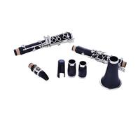 Clarinete Sib Clarinete Tubo Negro Baquelita Si Bemol Teclas Niqueladas De 17 Teclas Para Que Los Principiantes Toquen Y Tomen Exámenes