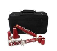 Clarinete Sib De 17 Teclas Instrumento De Viento Madera Profesional De Baquelita Con Estuche De Color Instrumento Musical Clarinete(Red)