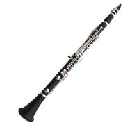 Clarinete Sib Instrumento De Clarinete B Plano Ébano Tubo Negro Teclas Plateadas Examen Para Principiantes Banda Profesional