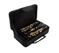 Clarinete Sib Instrumento De Viento De Madera Clarinete Si Bemol 17 Teclas Clarinete De Tubo Negro Llaves Chapadas En Oro