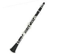 Clarinete Sib Instrumentos De Clarinete Clarinete 17 Teclas Doble Dos Secciones Teclas Plateadas Instrumentos Para Principiantes