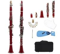 clarinetes Clarinete Sib 17 Teclas Con Estuche Juego De Clarinete Profesional Para Principiantes clarinete profesional (Color : 01)