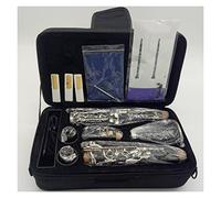 Clarinetes De Baquelita Sib 355 Clarinete Profesional Llaves Plateadas 17 Llaves Con Estuche Boquilla Clarinetes