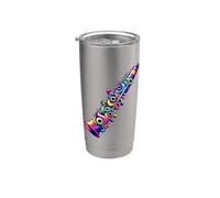 Clarinetista De Instrumentos De Clarinete De Arte Pop Vaso térmico de acero inoxidable de doble pared