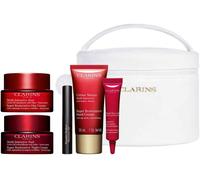 Clarins Crema de noche súper reparadora Todo tipo de pielSr Night 50 ml Sr Day 50 ml Crema de manos 30 ml Total Eye Lift 7 ml Máscara de pestañas 3 ml