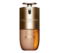 Clarins Double Serum Foundation M2W 30ml | Base híbrida de suero | Acabado satinado luminoso | Cobertura personalizable de media a completa | Hidrata, aumenta la producción de colágeno y reduce los