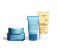 Clarins Hydra-Essentiel [HA²] Crema de Día Estuche | Precio, Comprar n/a 50 ml + Masque-Crème 15 ml + Doux Nettoyant Moussant Hydratant 30 ml
