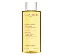 Clarins Loción facial Tonique Hydratante, con extractos de aloe vera y flor de azafrán, para piel normal a seca, 400 ml
