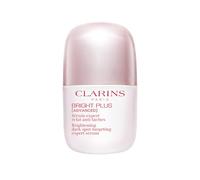 Clarins Nuevo suero Bright Plus | Ilumina y aumenta visiblemente el brillo | Unifica el tono de la piel | Se dirige a las manchas oscuras | Contiene vitamina C y niacinamida | Todo tipo de piel | 1