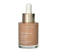 Clarins Skin Illusion Foundation Spf 15 - Base De Maquillaje Iluminadora Con Complejo Antipolución, Acabado Natural, Spf 15