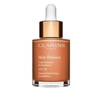 Clarins Skin Illusion Foundation Spf 15 - Base De Maquillaje Iluminadora Con Complejo Antipolución, Acabado Natural, Spf 15