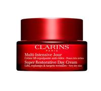Clarins super restorative day cream crema de día decollete, cara, cue