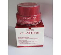 Clarins Super Restorative Rose Radiance Face Moisturizer | Crema de d a 2 en 1 antiedad y potenciadora de la luminosidad para pieles maduras | Co