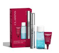 Clarins Wonder Volume Máscara XXL Estuche | Precio, Comprar n/a Negro 8 ml + Desmaquillante Exprés de Ojos 30 ml + Total Eye Lift 3 ml