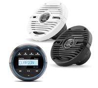 CLARION MARINE Pack Clarion, con receptor BT CMM-10GR y altavoces CMS-651-CWB