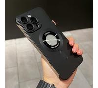 Clarioy Ultra-Thin Sleek Profile Phone Case for iPhone, Magnetic Charging Anti-Collision Matte Protective Case, Ultra-Thin Sleek Profile Phone Cases for iPhone (13ProMax,Black)