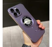 Clarioy Ultra-Thin Sleek Profile Phone Case for iPhone, Magnetic Charging Anti-Collision Matte Protective Case, Ultra-Thin Sleek Profile Phone Cases for iPhone (13Pro,Purple)
