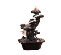 CLARISSABEL Porta Incienso Quemador De Incienso De Pino con Reflujo, Decoración For Interiores, Estilo Zen, For Ceremonia del Té. Soporte para Quemador de Incienso