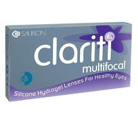 Clariti 1 Day Lentes de contacto multifocales diarias, R 8.6, D 14.1, -4.25 dioptría, adición baja - 30 lentillas