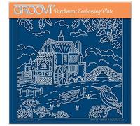 Clarity Sellos Linda Williams 'The Old Water Mill Placa cuadrada A5 Groovi