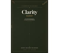 Clarity: The ADHD Planner for Women: A 6-Month Undated Weekly Planner with Brain Dumps, Habit and Medication Trackers, and Hyperfocus Logs