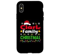 Clark Family Christmas Matching Personalised Funny Xmas Carcasa para iPhone X/XS