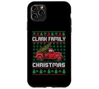 Clark Family Christmas Red Truck Personalised Funny Xmas Carcasa para iPhone 11 Pro MAX